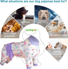 LovinPet dog PJS medium all-season wear designed for warmth and comfort.