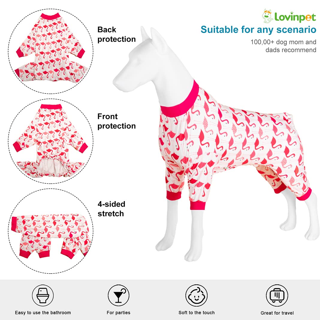 LovinPet protective recovery-suit closeup showing breathable fabric