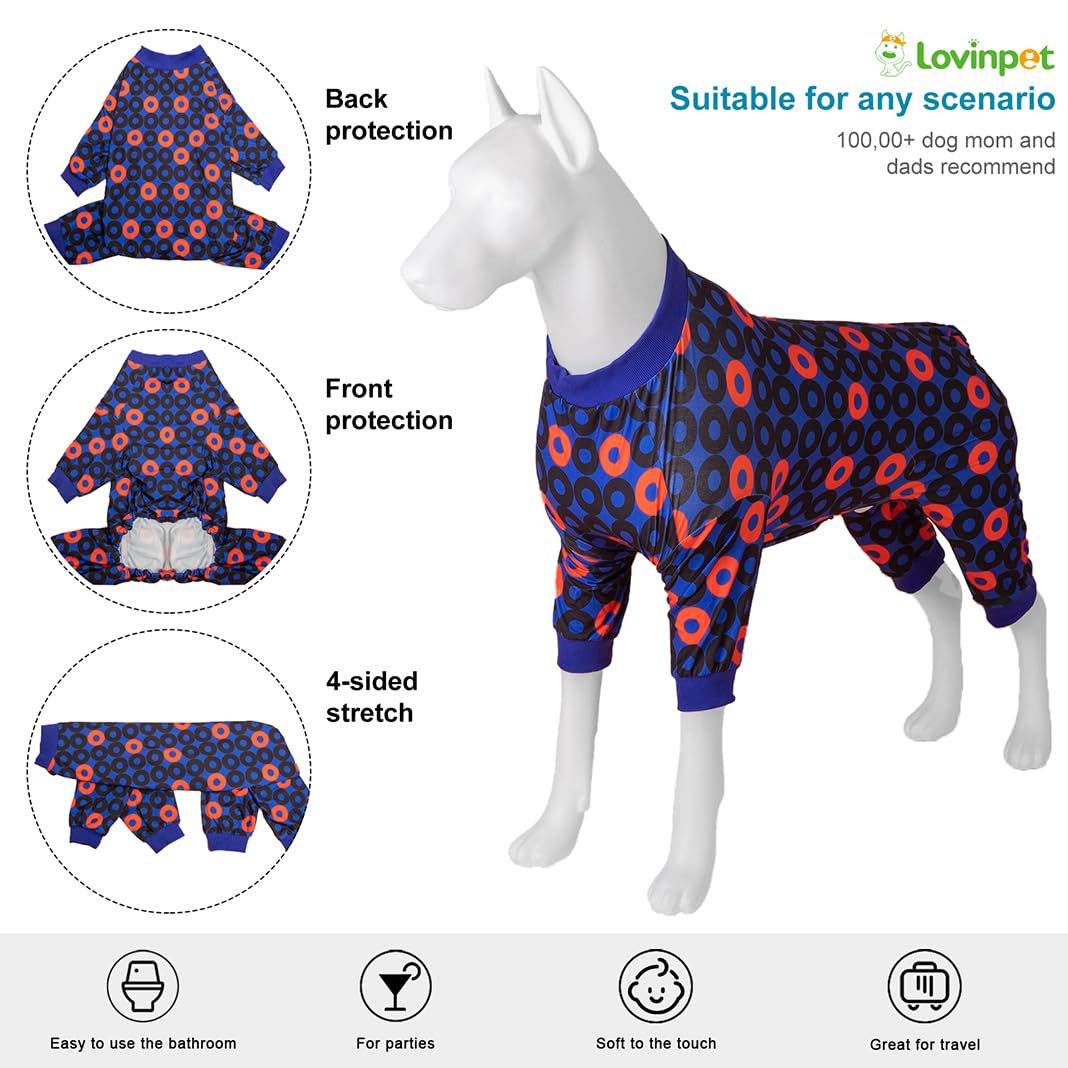 LovinPet extra large dog pjs soft lightweight fabric for all-day comfort