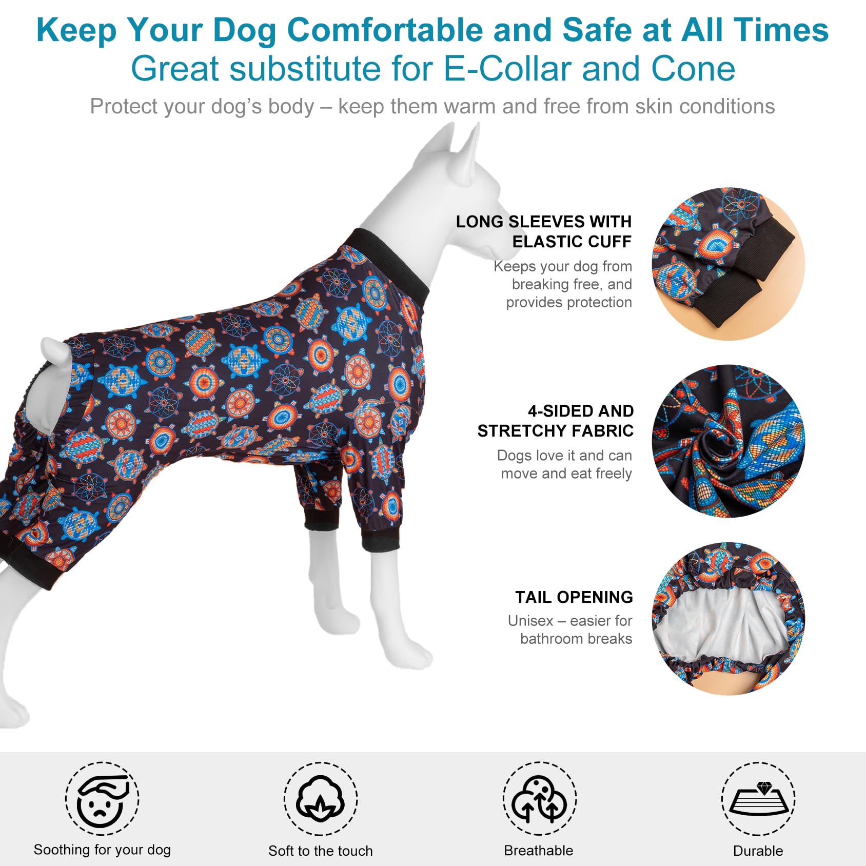 LovinPet surgery-recovery wear provides soft coverage for daily wear