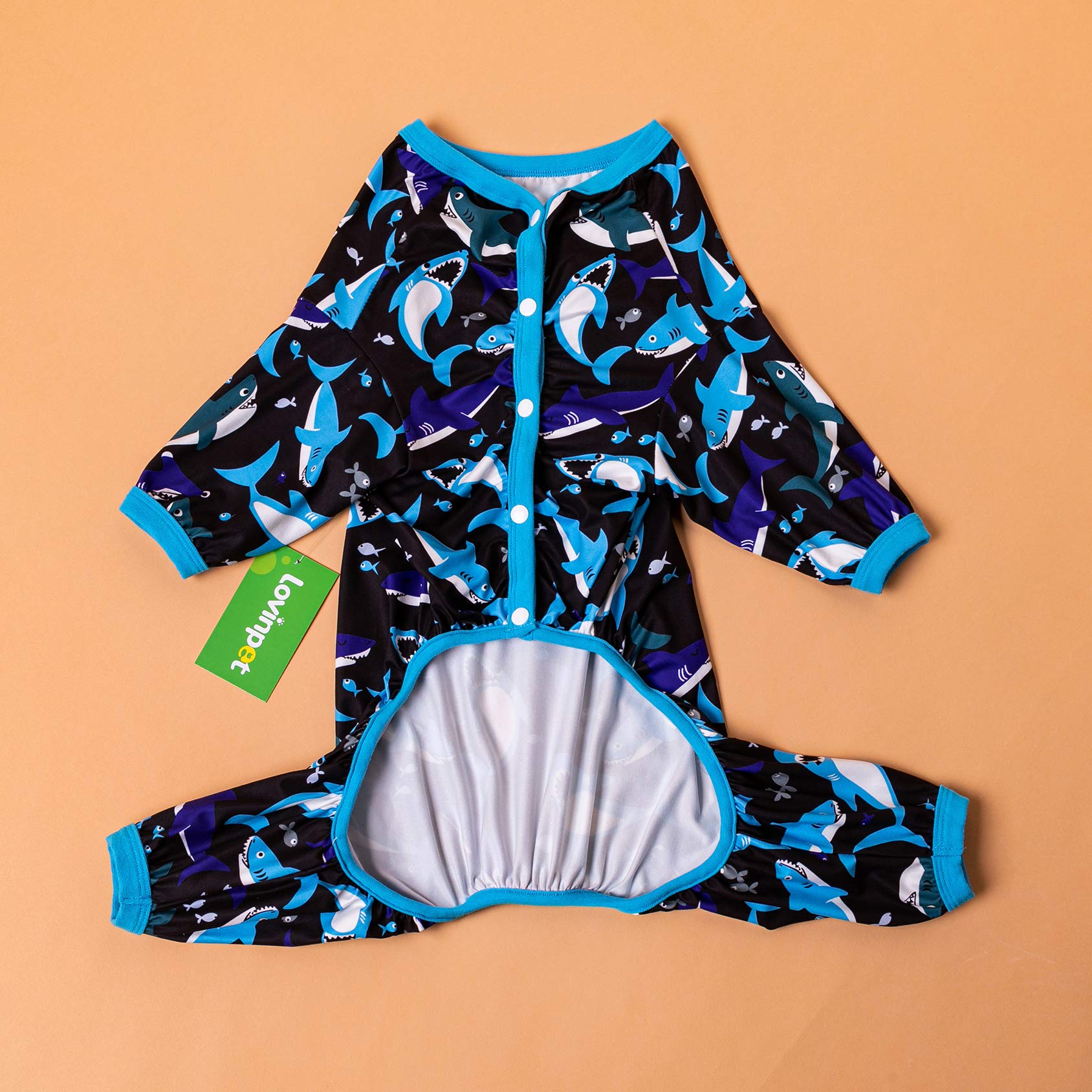 LovinPet dog shirt worn at bedtime for cozy sleep support