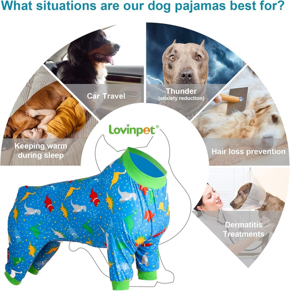LovinPet dog sun-protection onesie helps shield skin during sunny outings.