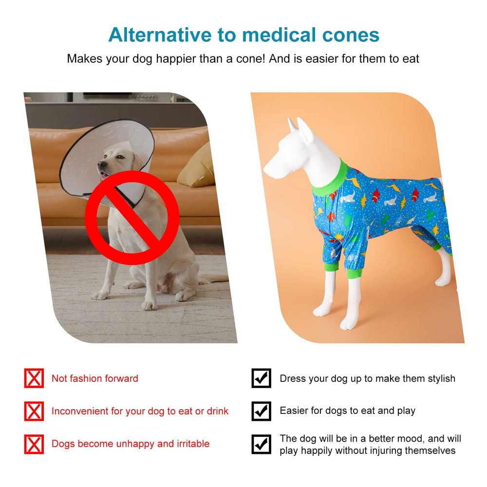 LovinPet green-blue medium dog onesie showcases versatile colorway.