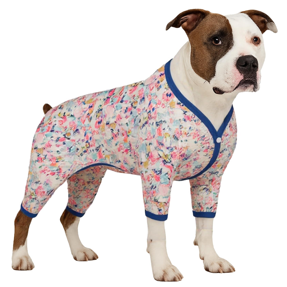 LovinPet large dog clothes feature spring flowers print for stylish comfort on walks