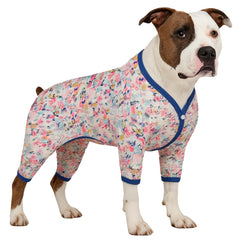 LovinPet large dog clothes feature spring flowers print for stylish comfort on walks