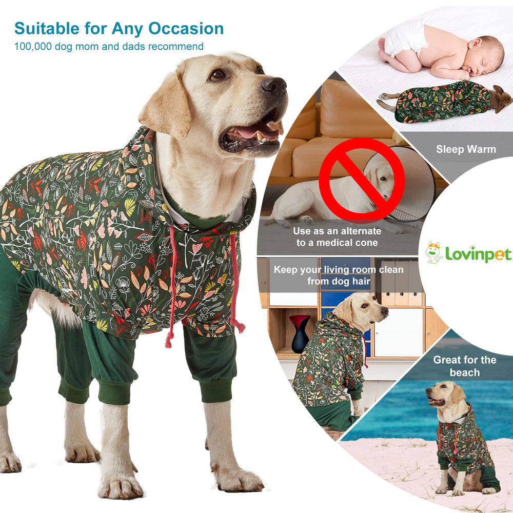 LovinPet large dog onesie indoor-outdoor wear for versatile lounging