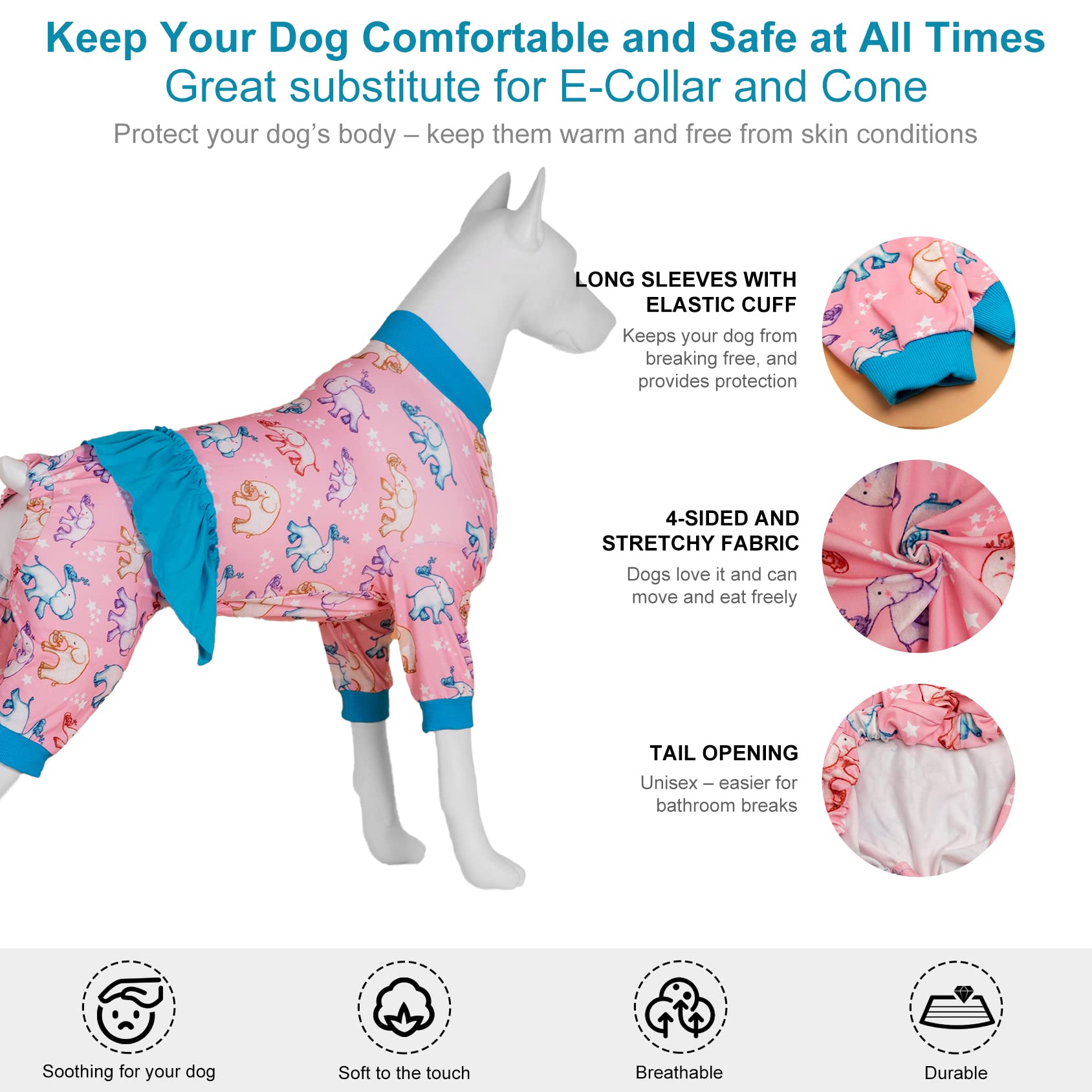 LovinPet garment is machine washable for easy care and quick cleanup