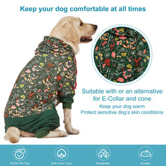 LovinPet large dog onesie soft stretchy fabric for a comfy, close fit