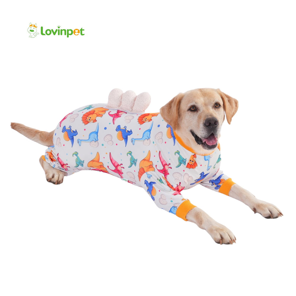 LovinPet Large Dog Pajamas breathable fabric close-up emphasizing airy knit