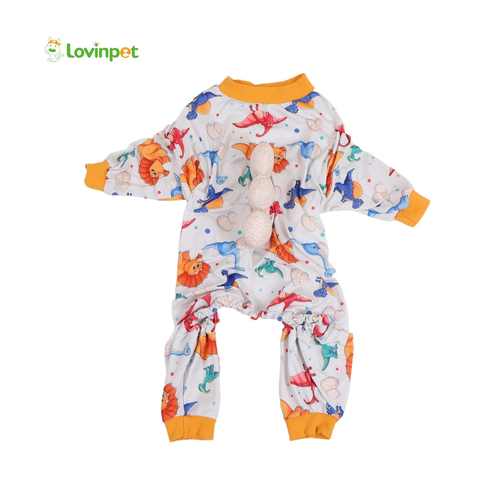 LovinPet large dog pajamas breathable summer fabric keeps dogs cool.