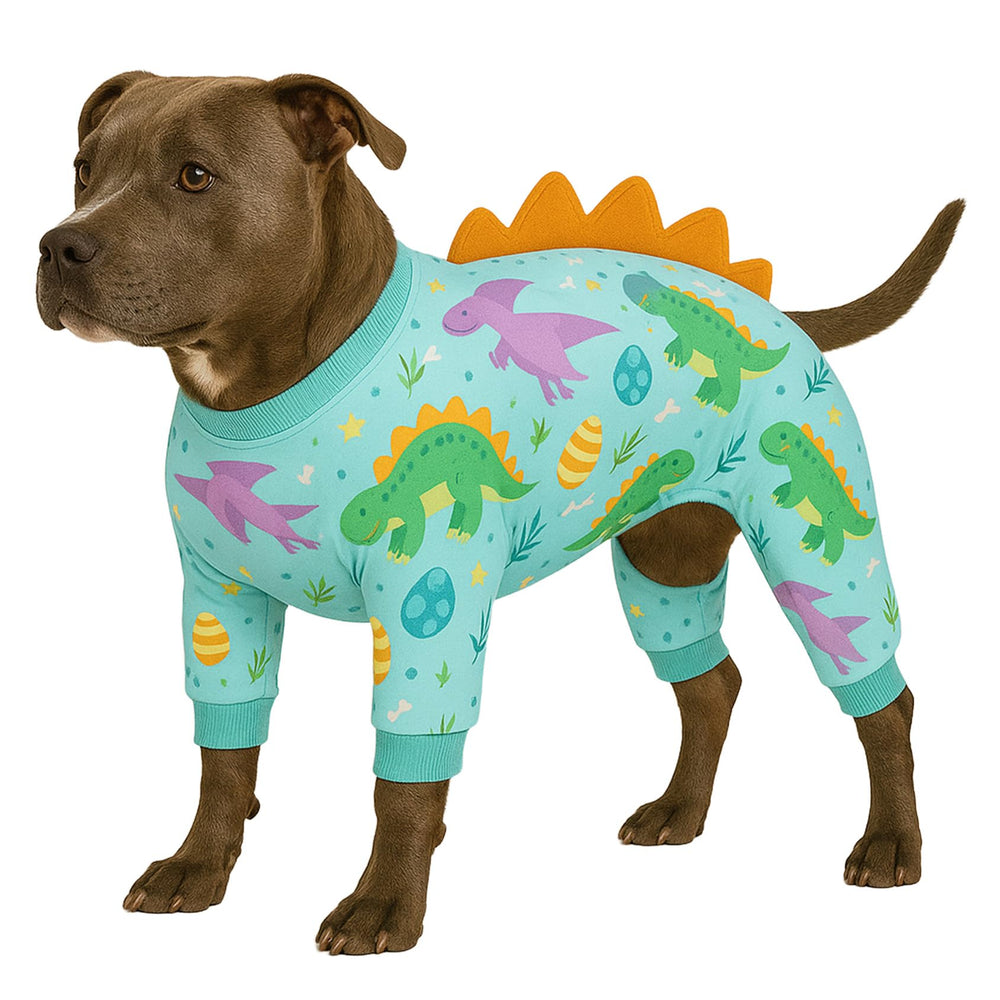 LovinPet four-leg-onesie calms anxious dogs with full-body coverage