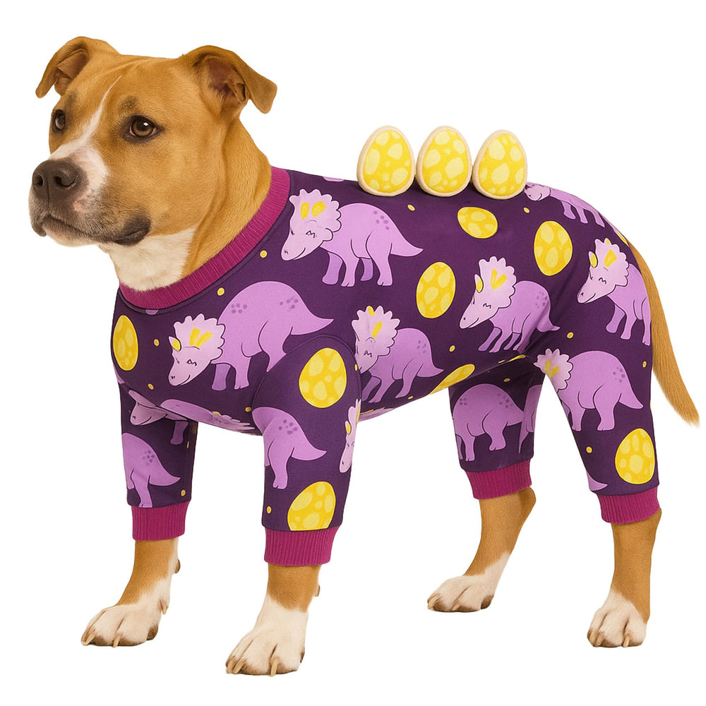 LovinPet large dog pajamas four-leg onesie for calming comfort during storms