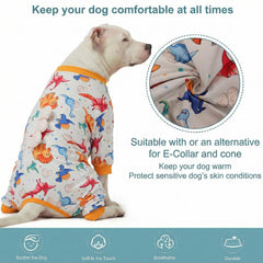 LovinPet large dog pajamas post-op coverage helps deter licking after surgery.