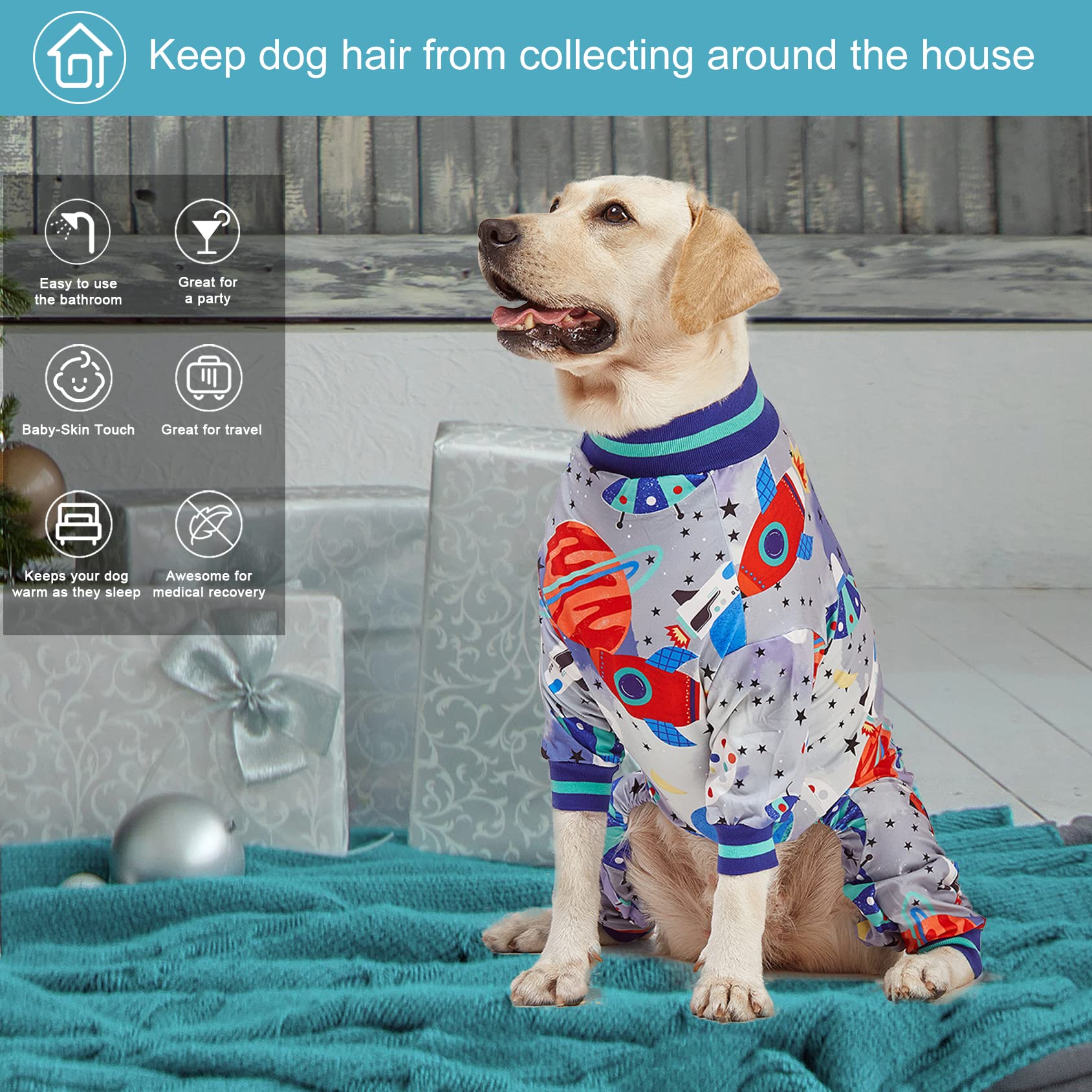 LovinPet large dog pajamas care tag and washing instructions