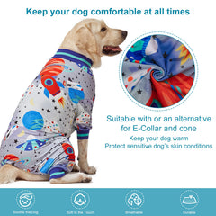 LovinPet large dog pajamas fabric weave closeup of cotton-poly blend