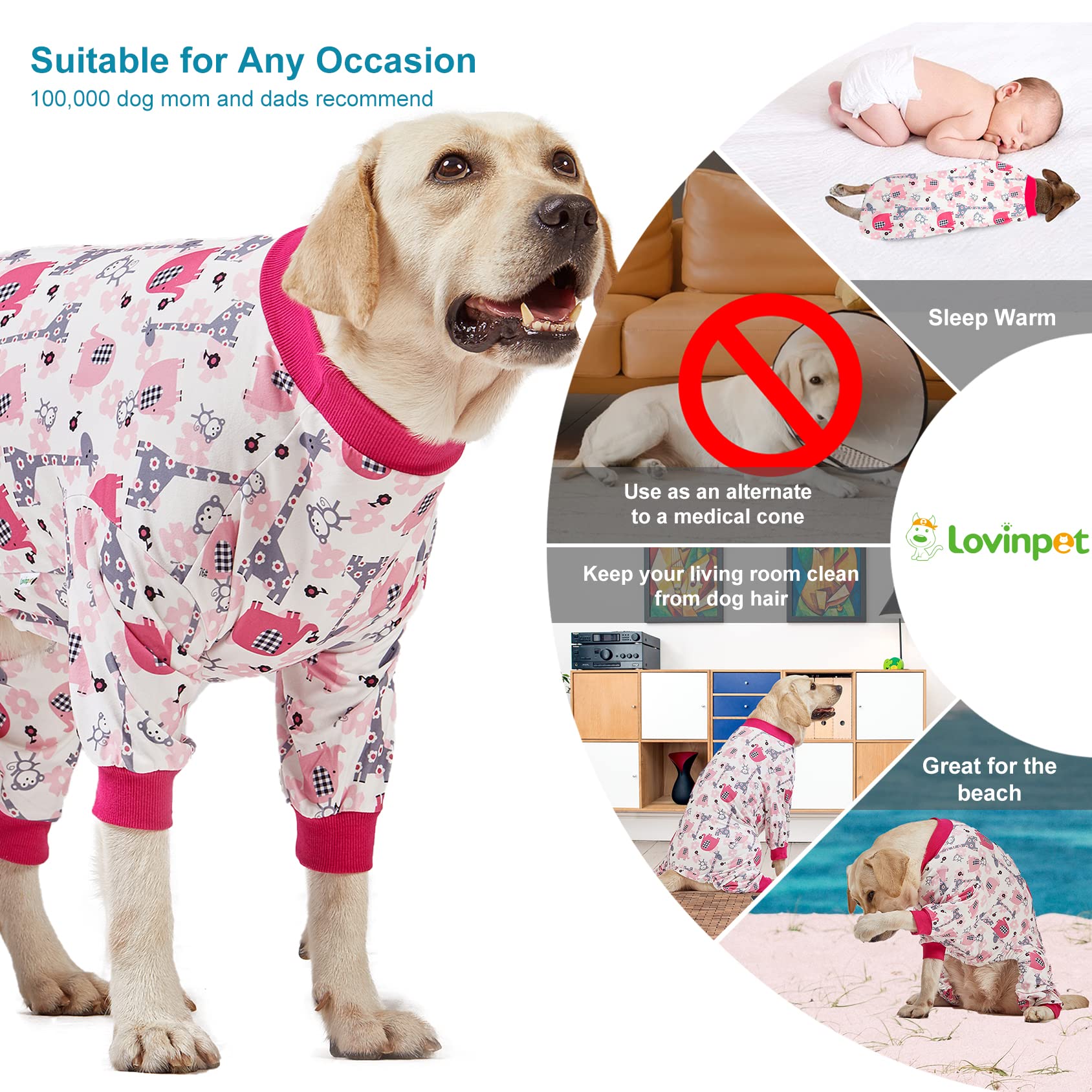 LovinPet lightweight stretch fabric keeps dogs comfortable year round