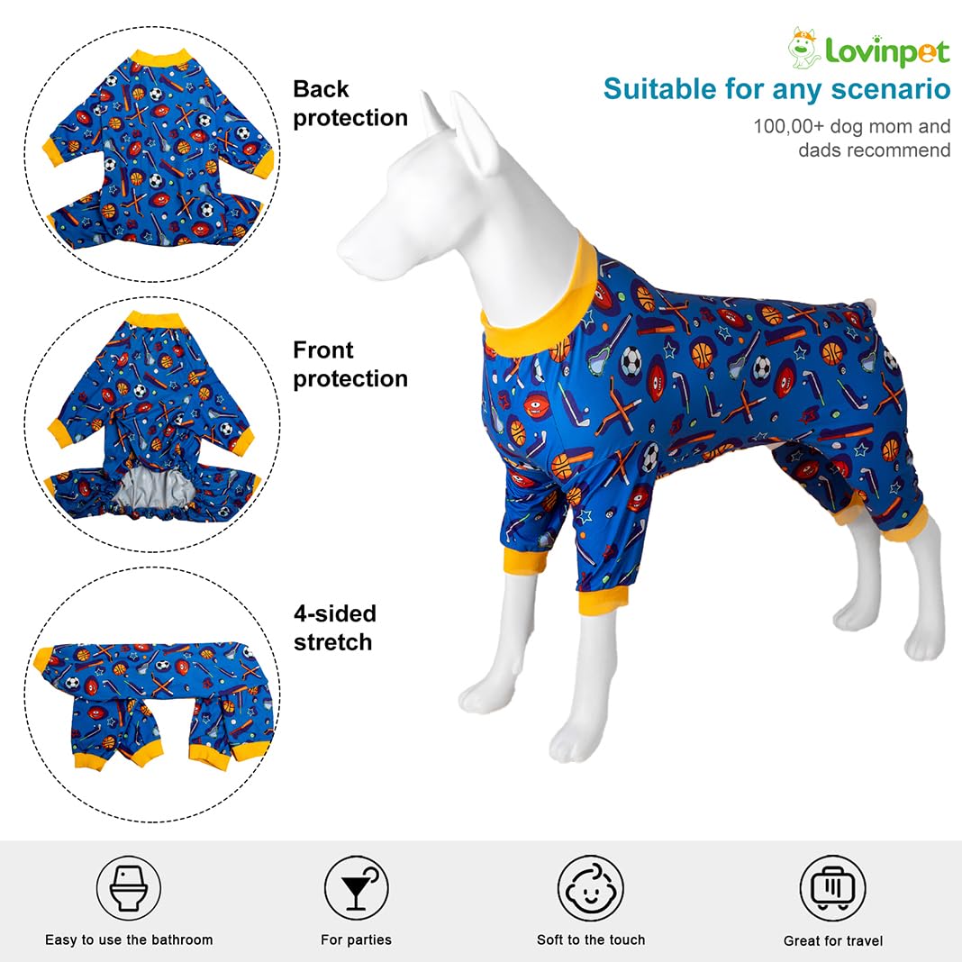 LovinPet lightweight-stretchy-fabric-onesie breathable all-day movement.