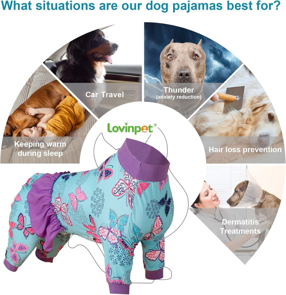 LovinPet navy butterfly wings print dog clothes detail highlighting pattern and style