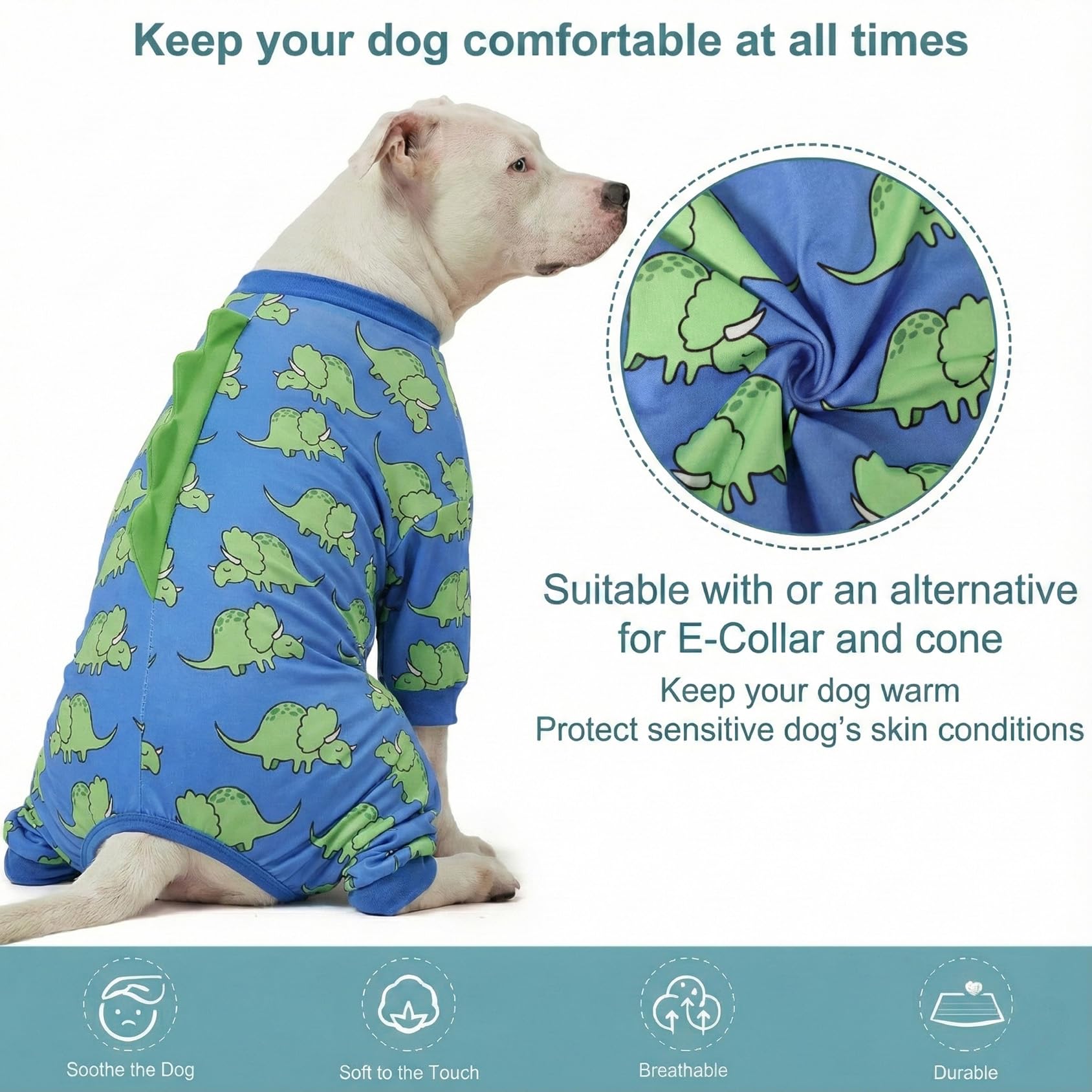 LovinPet pajamas dino eggs print ready for daily wear and comfort
