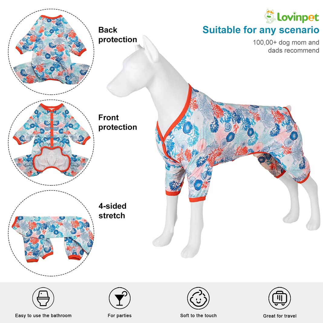 LovinPet Pajamas UV-protection shirt sun-safe wear for outdoors