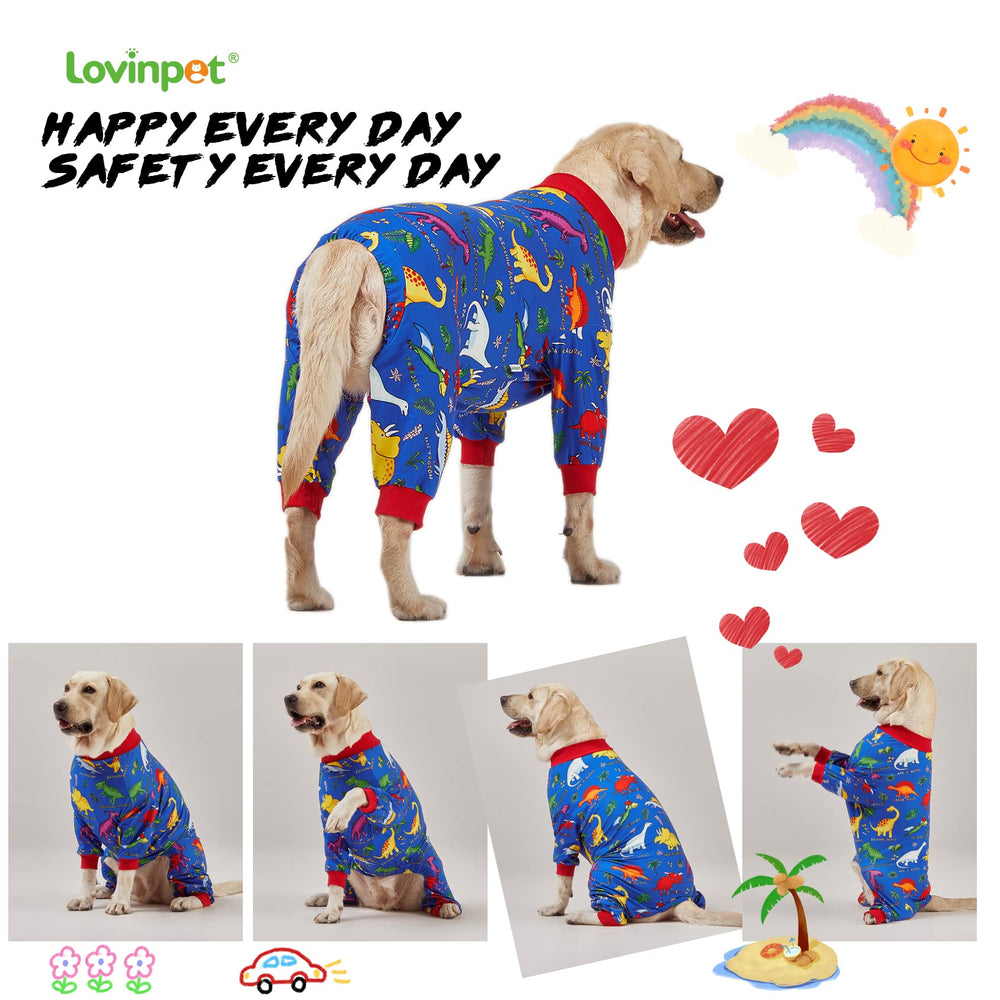 LovinPet Pitbull large dog clothes dog relaxing in pajamas during nap time.