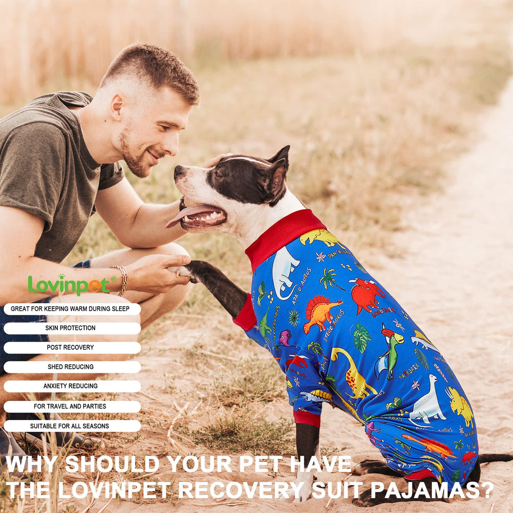 LovinPet machine-washable dog pajamas stay bright after washing and dries quickly.