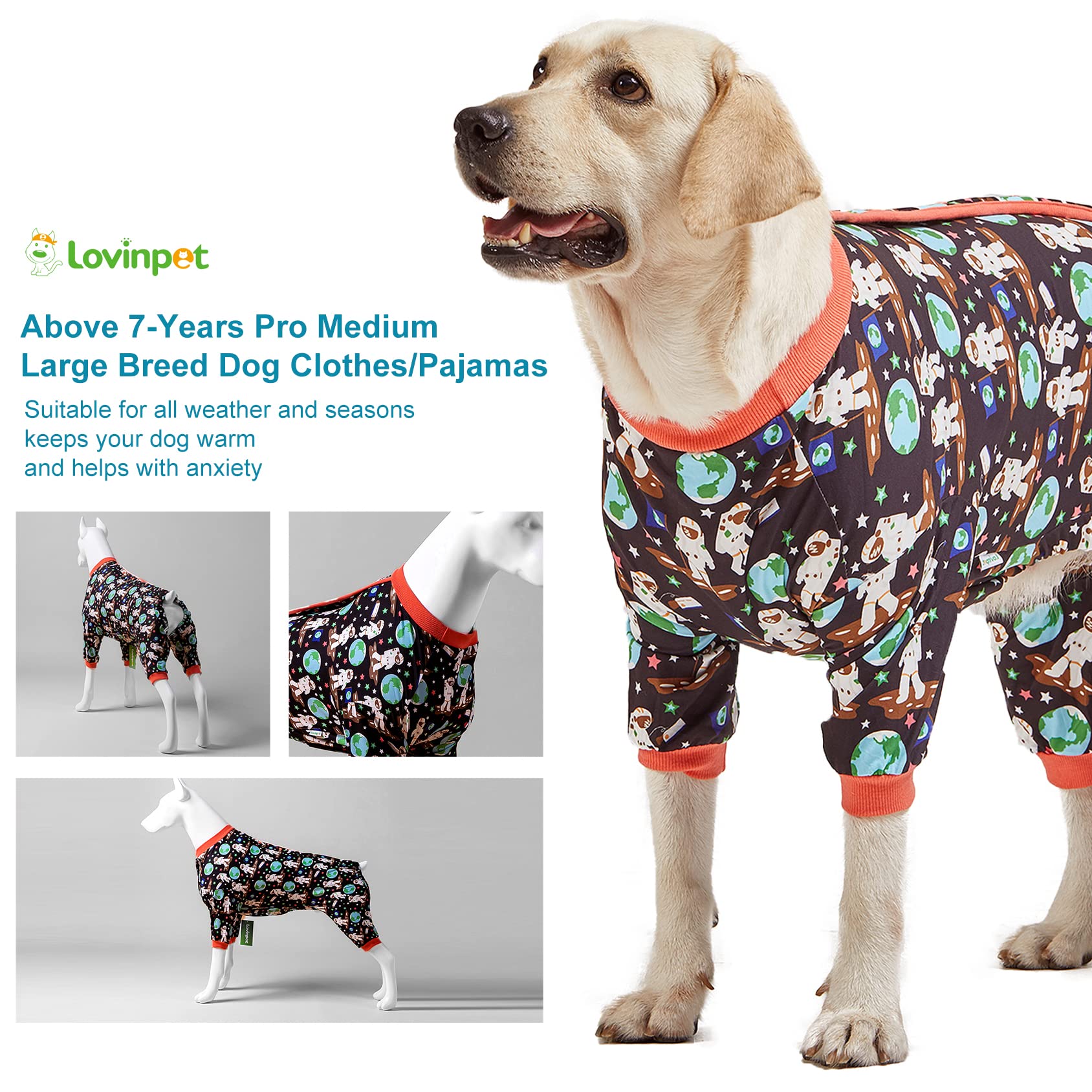 LovinPet Pitbull Onesie on dog lounging on sofa demonstrates all-day comfort.