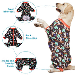 LovinPet Pitbull Onesie fabric close-up highlights soft cotton blend for cozy wear.