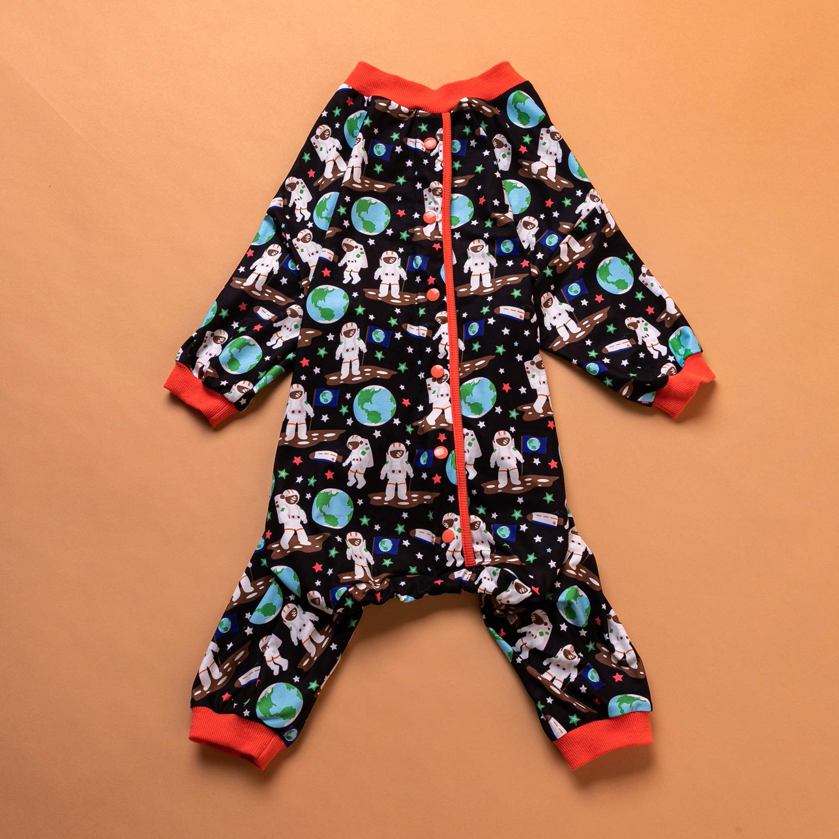 LovinPet Pitbull Onesie in recovery setup shows post-surgery use without cones.