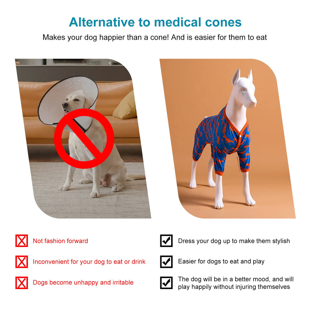 LovinPet pitbull pajamas on dog wearing in home setting.