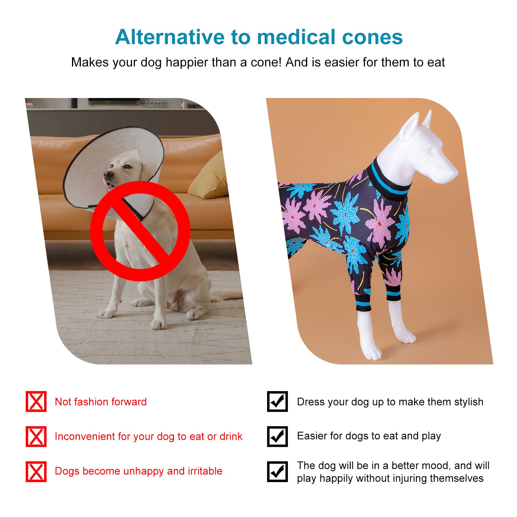 LovinPet recovery bodysuit all-season use for versatile wear.