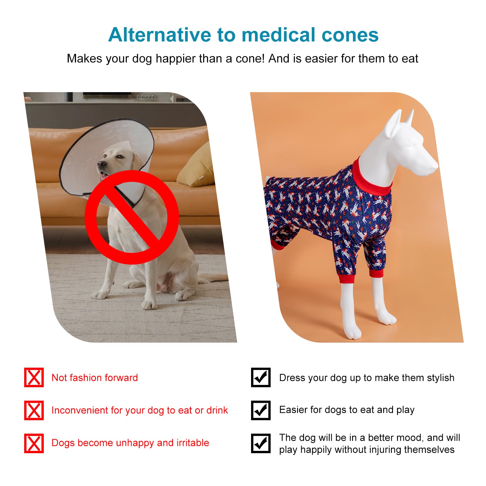 LovinPet recovery bodysuit packaging shot ready-to-use for big dogs