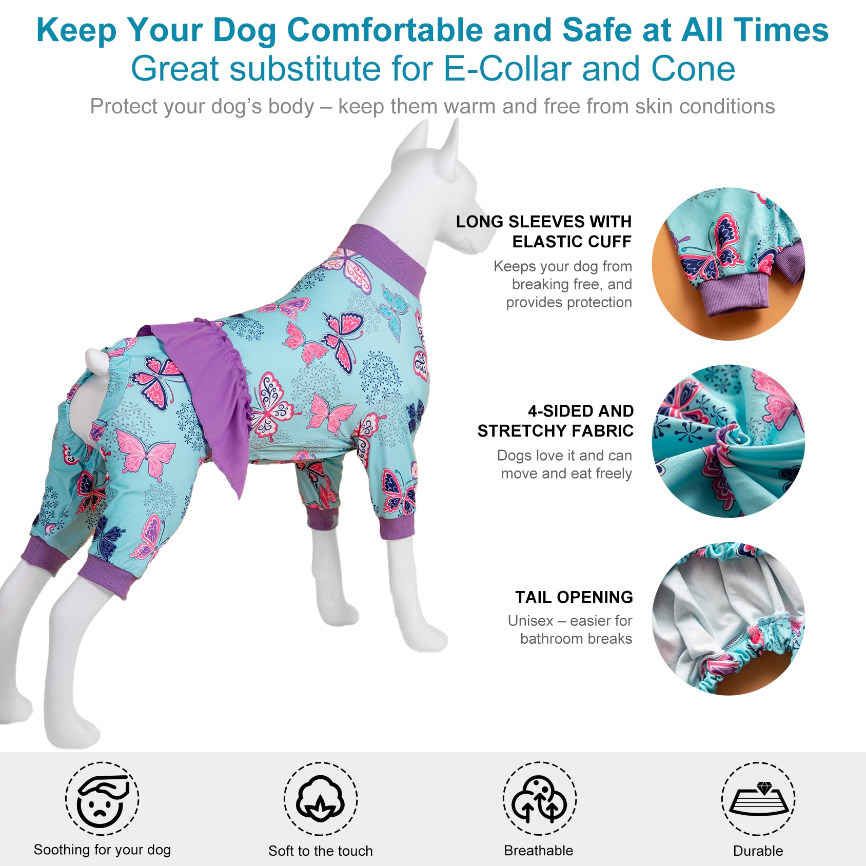LovinPet soft fabric detail showing cotton thread weave and fade resistance