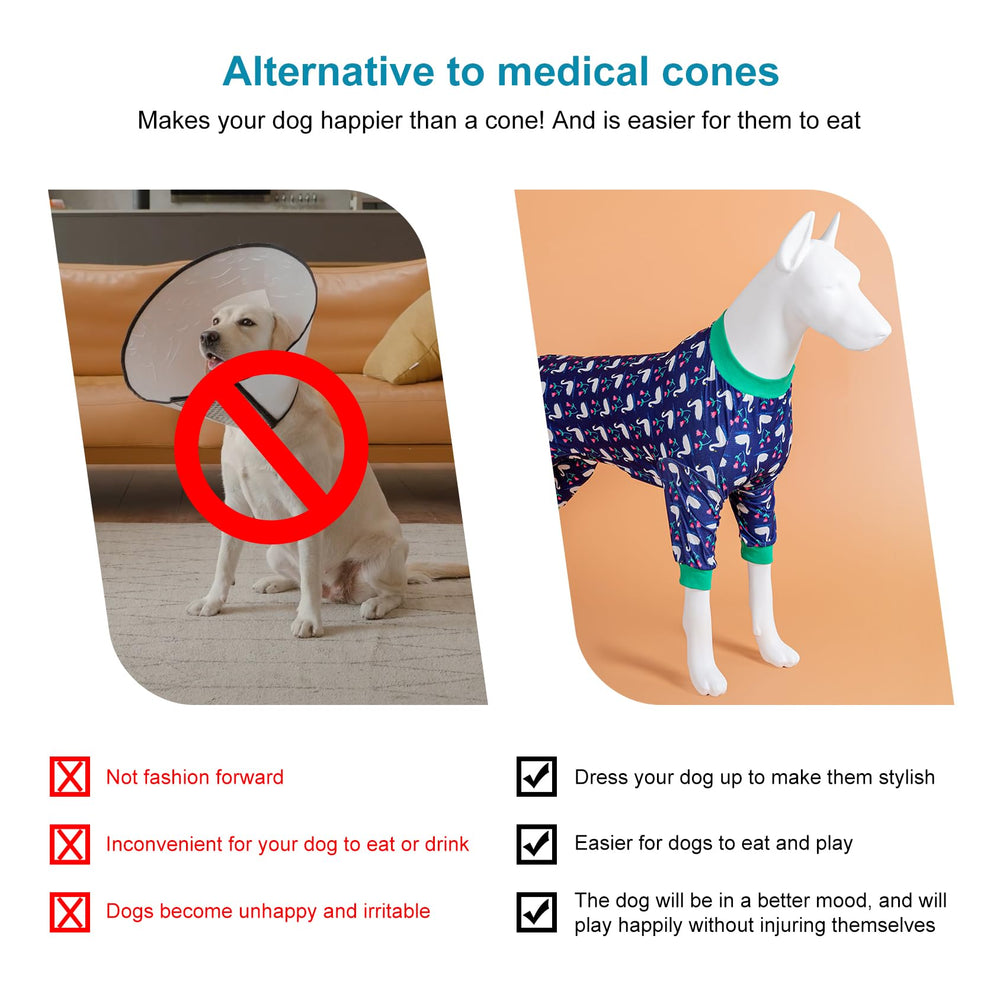 LovinPet xl-dog-pajamas highlight fit and length for large breeds