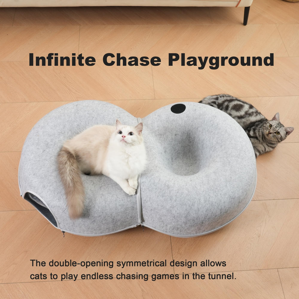 LovIntry durable soft material resists scratching and supports cats up to 30 pounds.