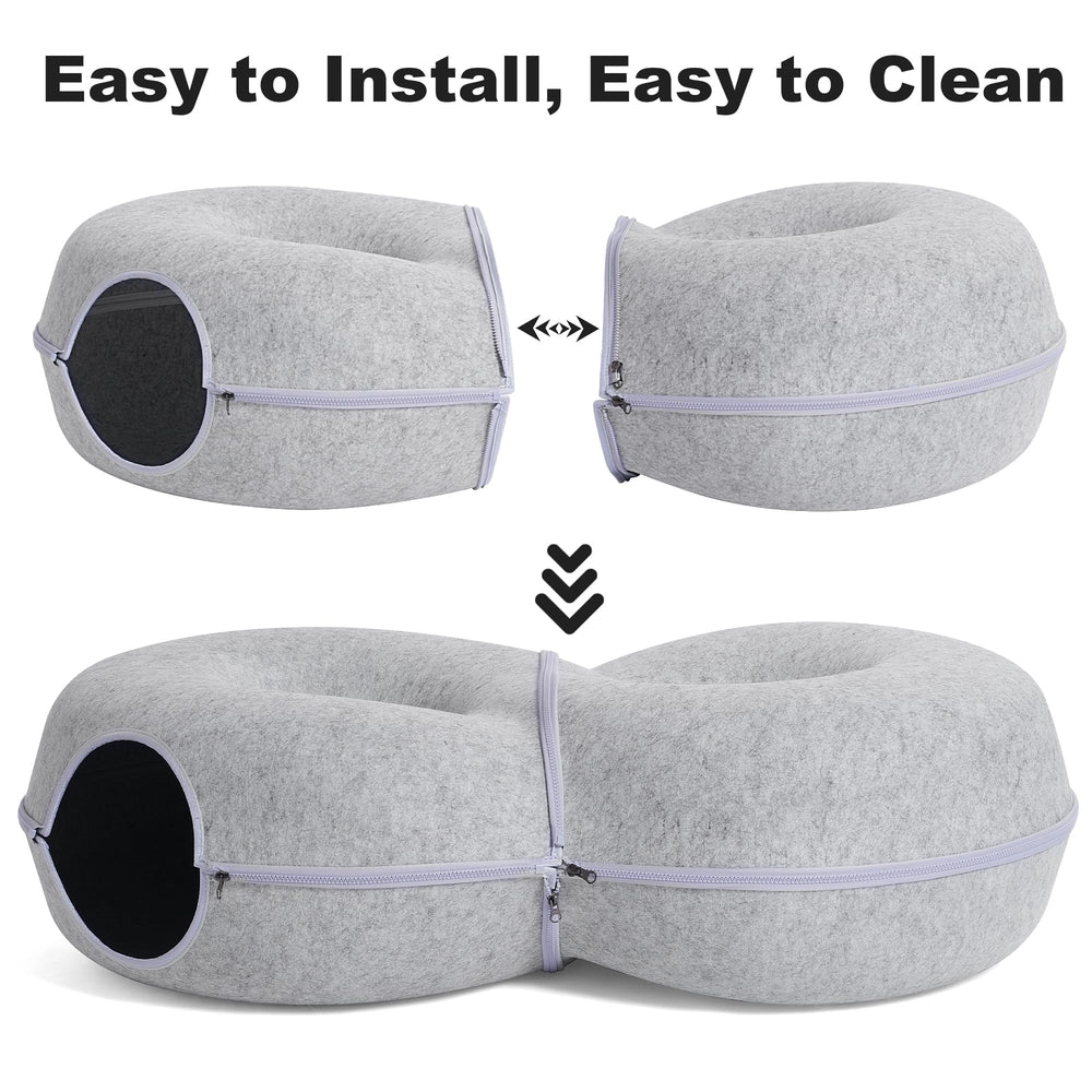 LovIntry easy-to-clean design with zipper assembly and wipe-down surface.