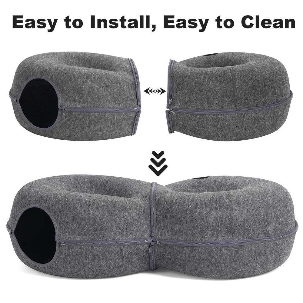 LovIntry donut tunnel fits stylish living room decor and varied spaces.
