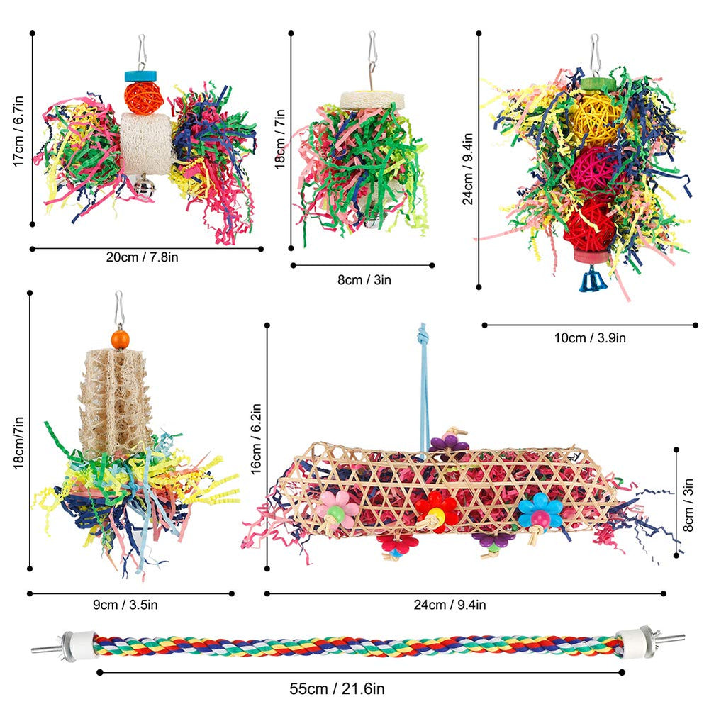 lovyoco foraging bird toy paper shreds may reduce boredom and encourage natural shredding behavior