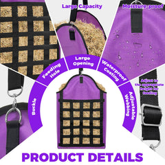 Loyala Hay Bag offers moderate capacity for convenient hay storage.