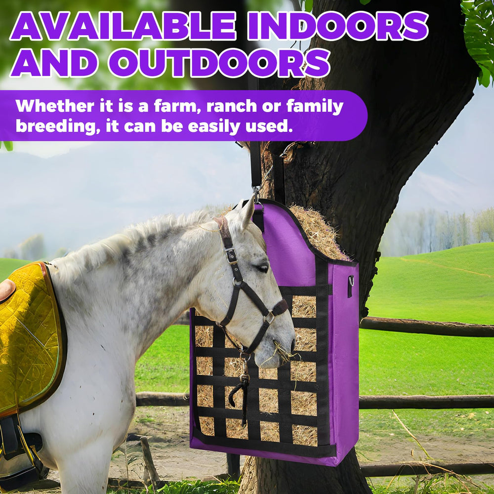 Loyala Hay Bag ideal for travel, camping, or long-distance livestock trips.