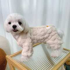 Loyanyy pijama para perro, botones reforzados, fácil de poner y quitar.