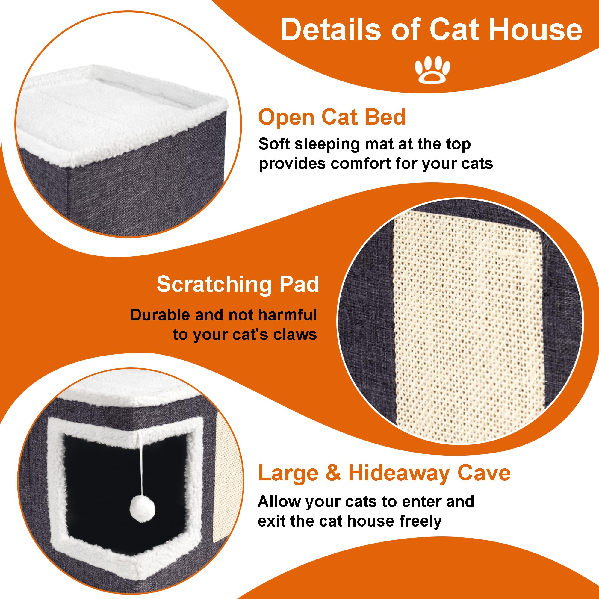 Loyareal cat bed mats two-sided for warm winter and cool summer.