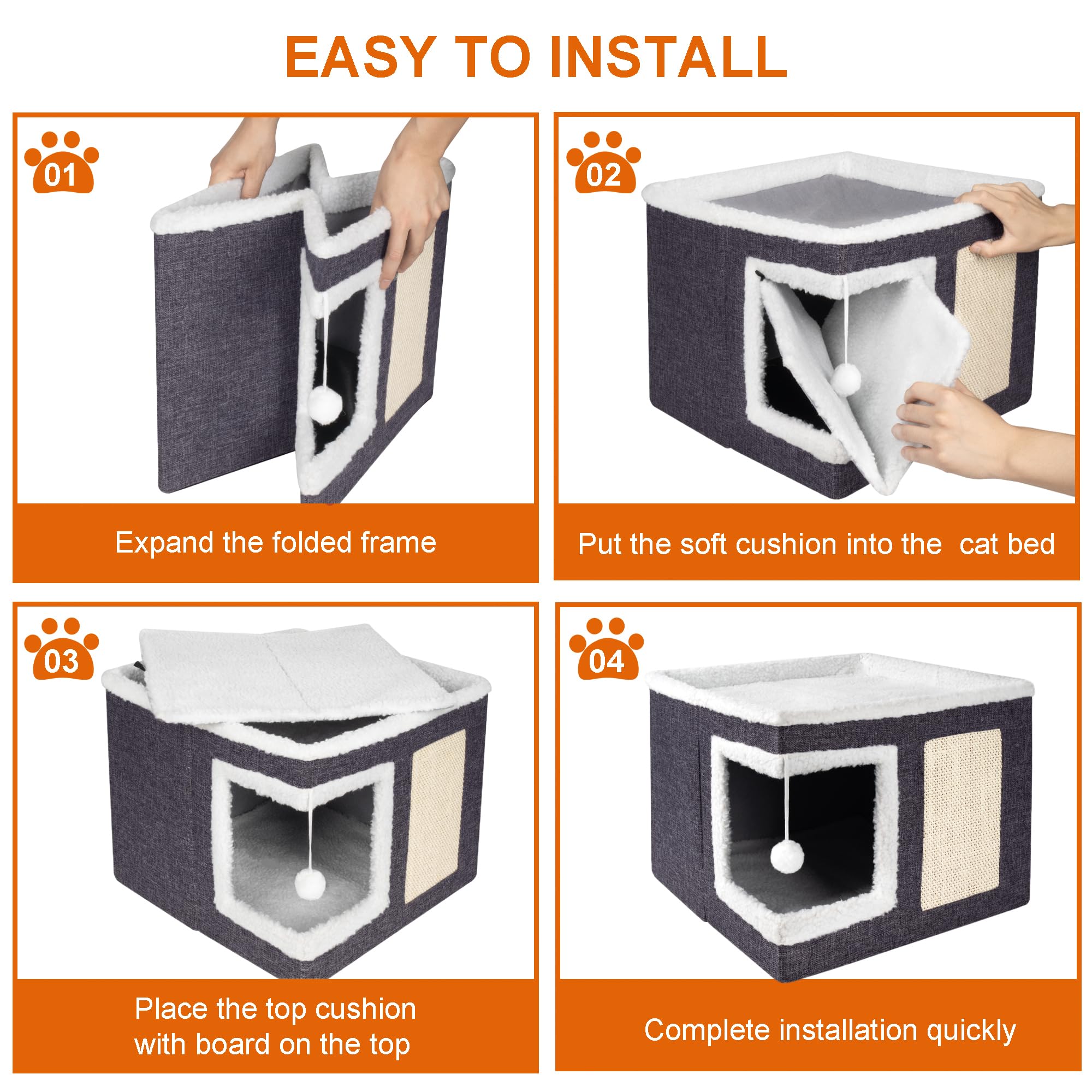 Loyareal foldable design enables easy assembly and compact storage.