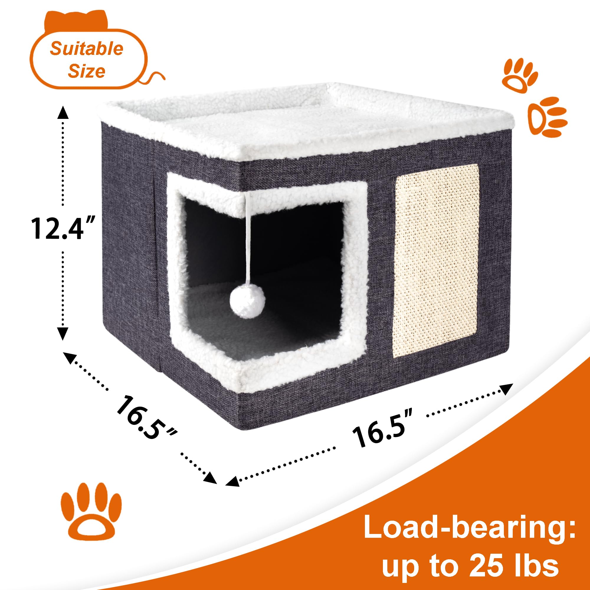 Loyareal scratch pad with durable sisal satisfies scratching needs.