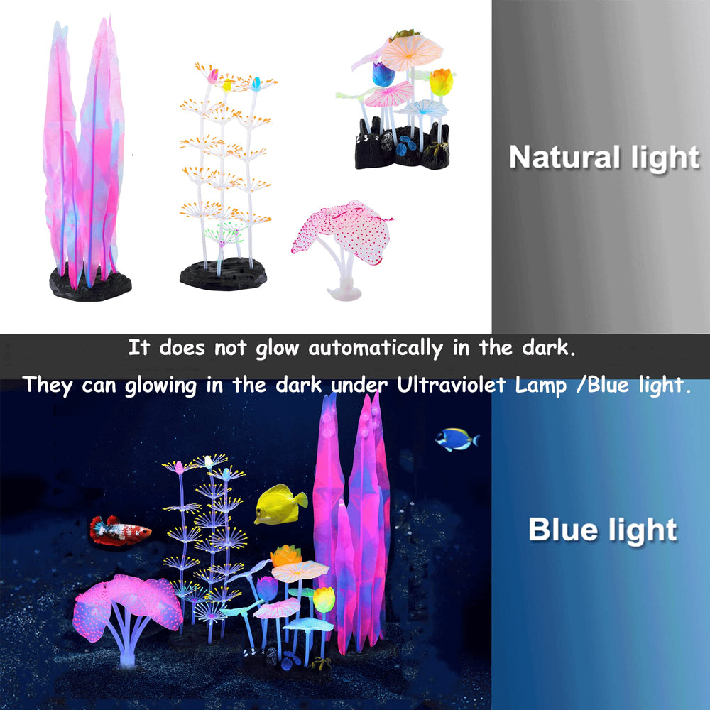 Lpraer glow anemone decoration creates gentle movement and underwater ambiance