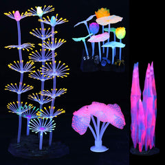 Lpraer lotus leaf glow decoration provides natural cover and bright accents
