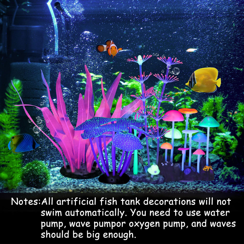 LPraer glow aquarium branch coral adds depth to reef-inspired displays