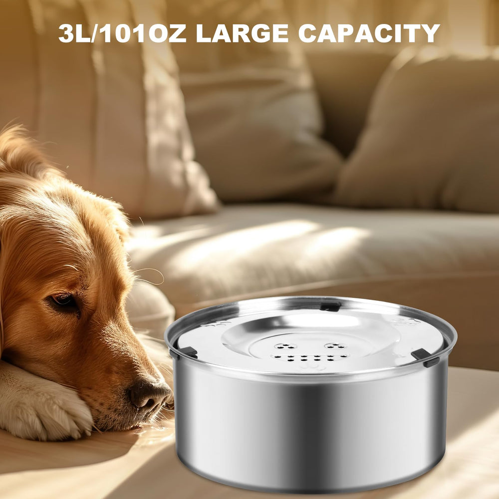 LQPBDFDC dog water bowl is dishwasher-safe for easy weekly cleaning