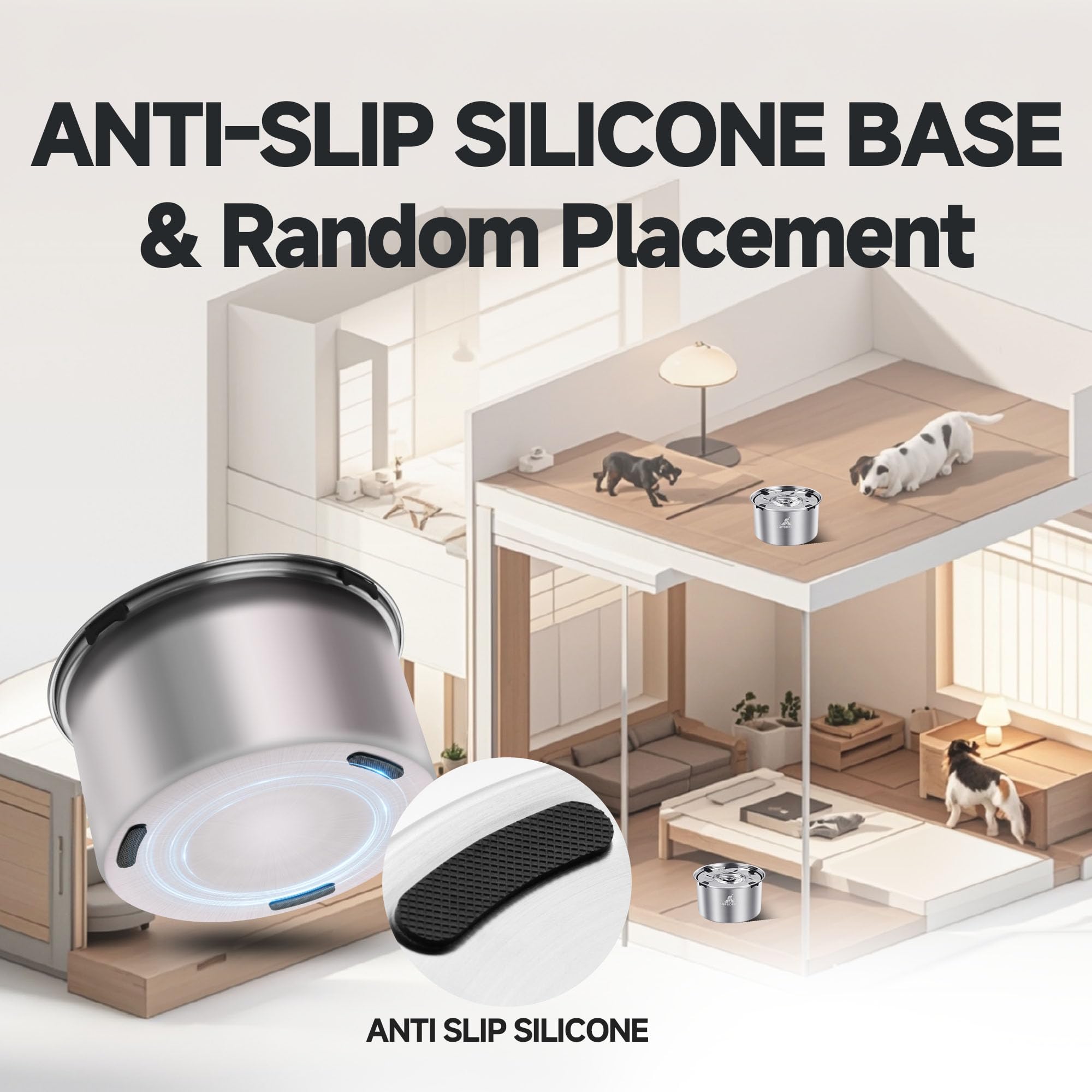 LQPBDFDC silicone plugs on both sides minimize splashing during drinks.