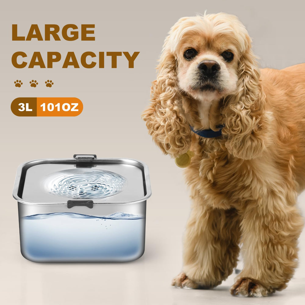 LQPBDFDC No Spill Water Bowl features adjustable floater for steady flow.